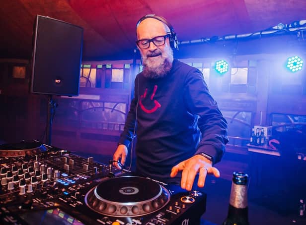 House music legend, original Hacienda DJ and patron Graeme Park is coming to The Piece Hall on December 4. Picture: Danny Payne
