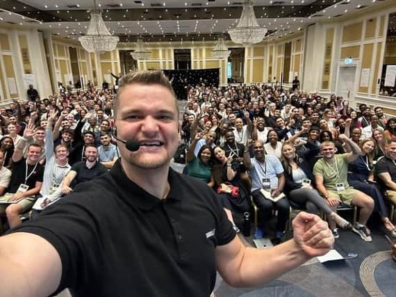 Law graduate is inspired by property guru to change career - now you can meet him too. Picture supplied.