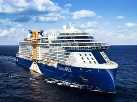 Celebrity Apex is one of three new ships in Celebrity's new 'Edge class' series. Image: Michel Verdure