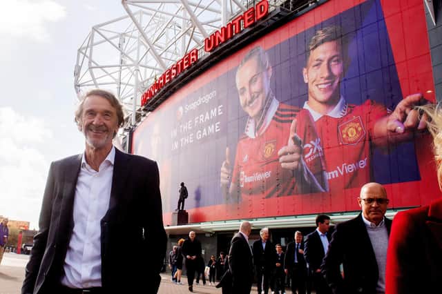 Sir Jim Ratcliffe during a visit to Manchester United in March. (Photo by Peter Byrne/PA Wire).