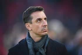 Gary Neville thinks Manchester United favour Erik ten Hag over Mauricio Pochettino as their next manager. Credit: Getty. 