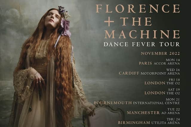 Florence + The Machine Dance Fever tour will be in Manchester