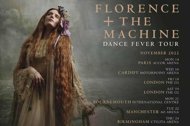 Florence + The Machine Dance Fever tour will be in Manchester 