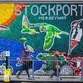 The UK's largest Bottle Cap Mural was unveiled in Merseyway last spring