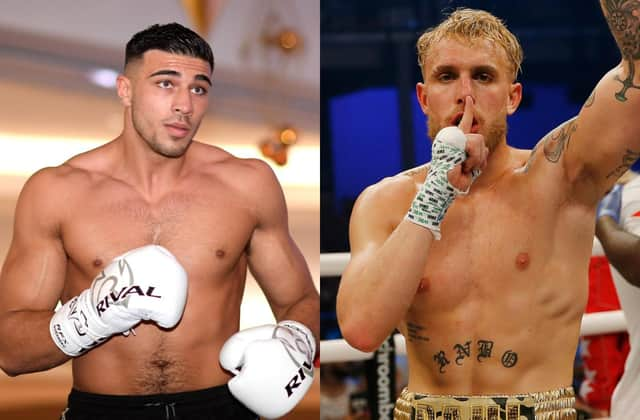 Tommy Fury (left) and Jake Paul (right) are set to fight on 26 February. (Getty Images)