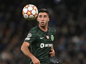 Sporting CP's defender Goncalo Inacio (Photo by PAUL ELLIS/AFP via Getty Images)