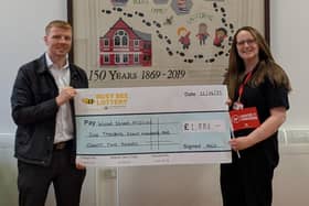 The Wood Street Mission Team Celebrates Manchester Credit Union Lottery Award