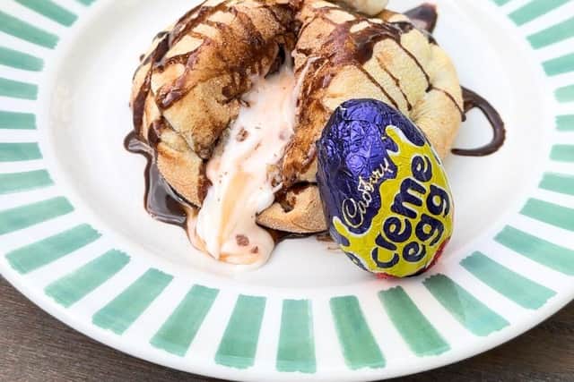 ASK Italian Crème Egg Calzone