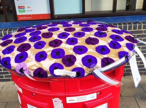 The purple poppy is a symbol of remembrance in the United Kingdom for animals that served during wartime. It pays tribute to animals lost in service, and to those who serve in the forces today.