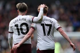 FAREWELLS? Saturday will be Kevin de Bruyne's last big game for Manchester City - could it be Jack Grealish's too? (Image: Eddie Keogh/Getty Images)