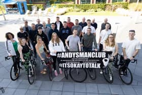 BM - 180924 - The Barratt Manchester crew ready to support Andys Man Club