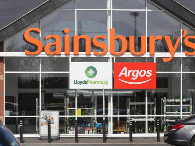 Sainsbury's has revealed falling annual profits as it took a hit from soaring costs and held back price rises for shoppers - but said it is "determined to battle inflation for our customers". Picture: Owen Humphreys/PA Wire