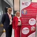 Professor Aneil Malhotra with CRY Campaigner Debbie Dixon