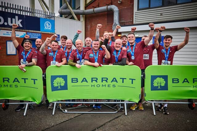 BM - MWdec24-814819 - Barratt Homes has been a consistent supporter of Andy's Man Club, raising funds for the charity throughout the year