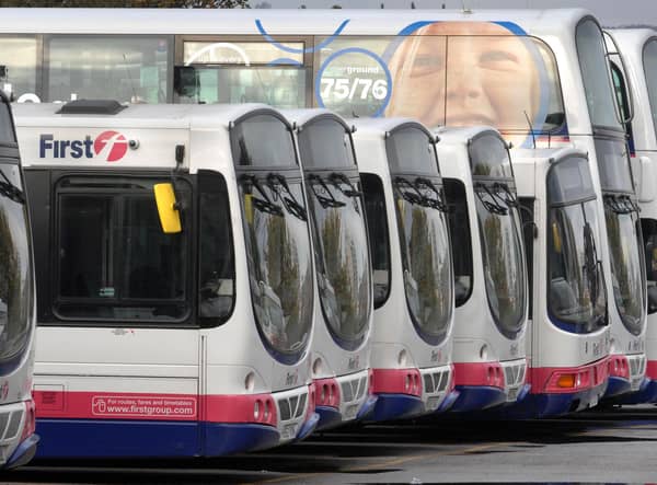 Drivers for bus company First Manchester are going on strike. Picture by Chris Lawton