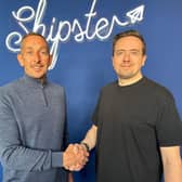 L to R: Nick Houghton, Sales Director at Huxloe Group, and Tony Cheetham, Founder of Shipster