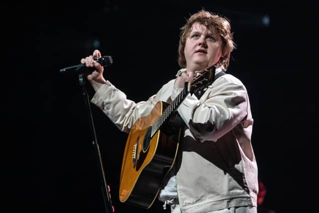 Lewis Capaldi on the opening night of his UK tour at First Direct Arena, Leeds. Picture: Anthony Longstaff