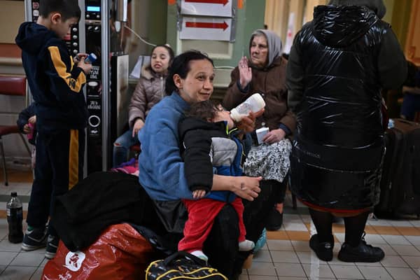 Millions of people have been forced to leave their homes in Ukraine due to the war (Photo by Jeff J Mitchell/Getty Images).