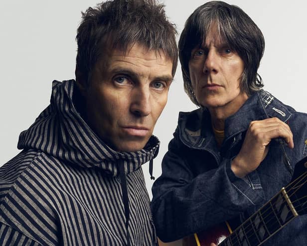 Liam Gallagher and John Squire. Picture: Tom Oldham