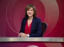  Fiona Bruce on the set of Question Time. Question Time is returning to TV screens - days after the pay of its host Fiona Bruce was revealed. The flagship BBC One political show will be back Thursday with a slightly larger virtual audience than in the last series.