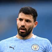 Sergio Aguero claims Manchester City could win the treble this season. Credit: Getty. 