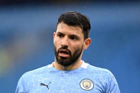 Sergio Aguero claims Manchester City could win the treble this season. Credit: Getty. 