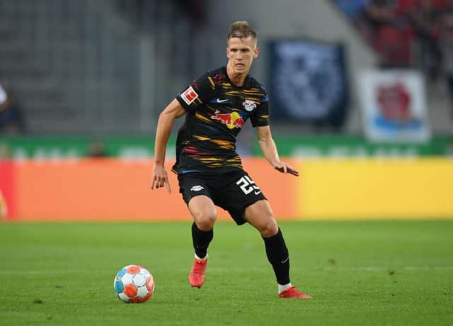 Daniel Olmo Carvajal of RB Leipzig. (Photo by Matthias Hangst/Getty Images)