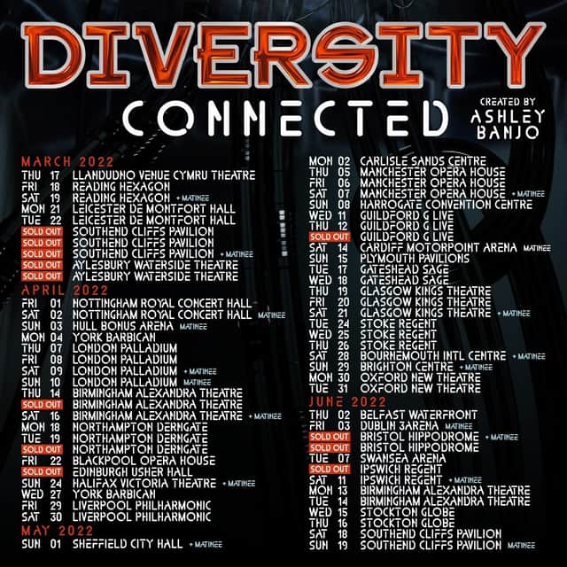 Diversity Connected 2022 tour dates