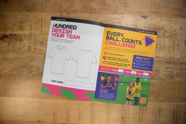 The activity pack includes creative design tasks