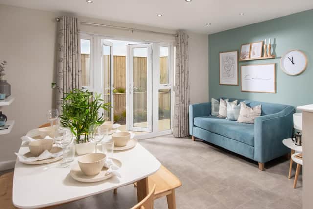 BM - Typical open plan room at Barratt Homes' Greater Manchester developments