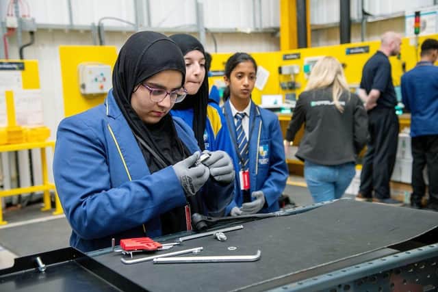 Bolton students celebrate International Women in Engineering Day at Amazon