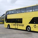 Some of the new Bee Network buses 