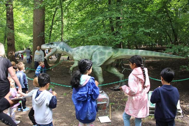 Get up close to more than 50 replica dinosaurs at Jurassic Encounter