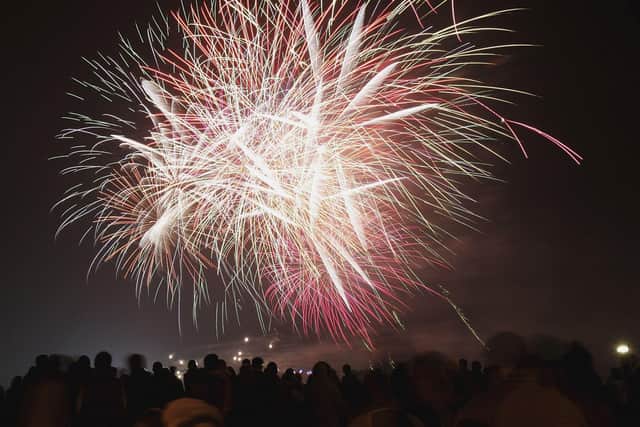 Fireworks.  Photo by Christopher Lee/Getty Images