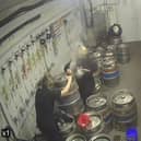 Bar staff get showered in Carling as beer keg explodes in pub cellar