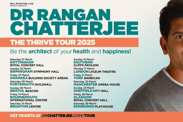 TICKETS ON SALE NOW FROM DRCHATTERJEE.COM/TOUR