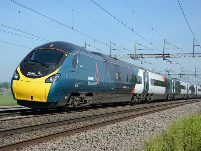 One of Avanti West Coast's Pendolino trains