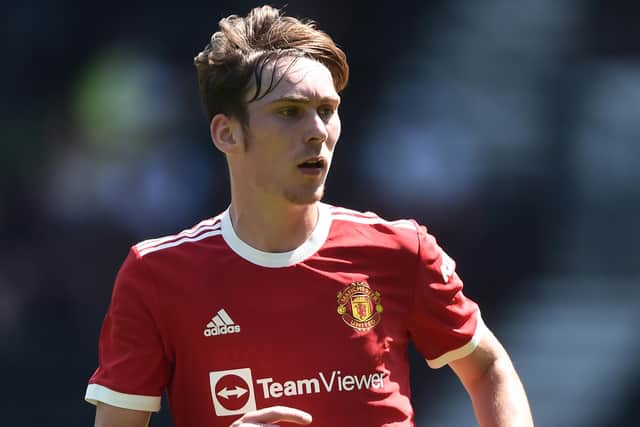 James Garner has played in Manchester United's pre-season friendlies against Derby County and Brentford (Nathan Stirk/Getty Images)