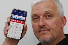 Mark Fletcher from Ashton-in-Makerfield, is upset after he got an alert claiming he had won the National Lottery jackpot, matching six numbers after playing on the official National Lottery App, but after ringing the company, they claim they can't find the ticket.