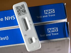 Ministers are being urged to keep free lateral flow tests for care home visitors. (Picture credit: Justin TALLIS / AFP)