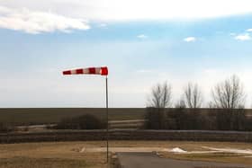 Strong winds can make driving unpredictable, especially on open roads or when overtaking larger vehicles so you should reduce your speed to stay in control.