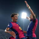 INSPIRATIONS: Barcelona wingers Lamine Yamal (left) and Raphinha (Image: Pedro Salado/Getty Images)