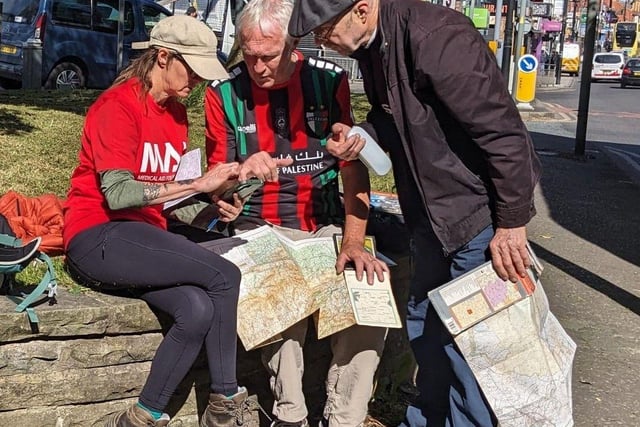 Checking the route