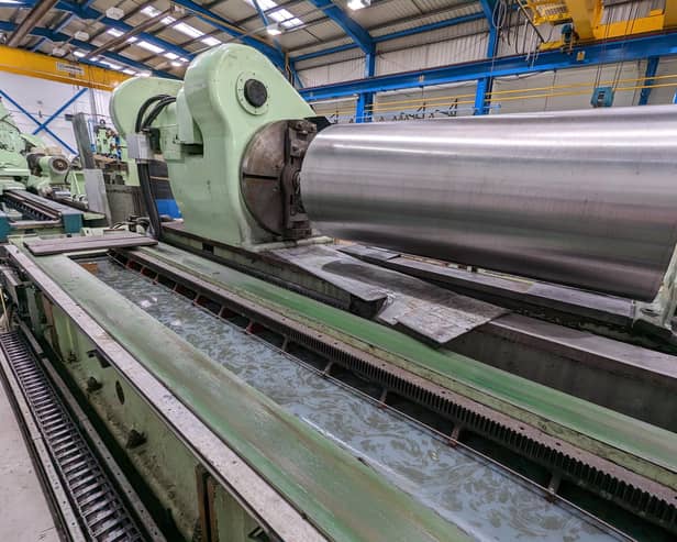 A plating roll at BEP's factory