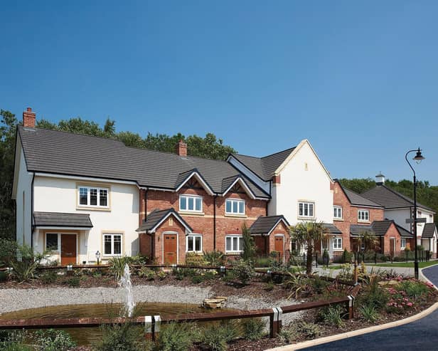 A street scene at Sanctuary Wilmslow, built by Jones Homes, which has been shortlisted as a finalist in the Best Retirement Scheme category of the Housebuilder Awards 2025