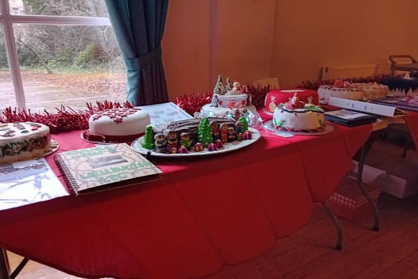 Residents from other Anchor care homes nearby came with the cakes they made to see who would take home the title of best Christmas cake!