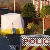A forensic tent has been set up on Kilburn Drive, Shevington
