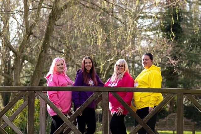 Four organisers of Womanifest - Lisa Williams, Sara Hughes, Tracy Cawthray and Ann-Marie Jones